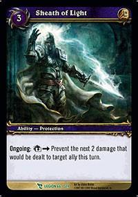 warcraft tcg march of legion sheath of light