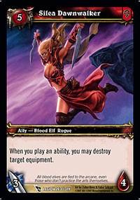 warcraft tcg march of legion silea dawnwalker