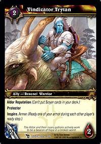 warcraft tcg march of legion vindicator trytan