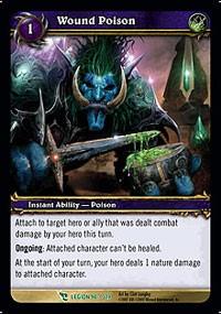 warcraft tcg march of legion wound poison