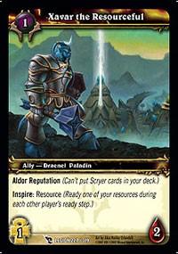 warcraft tcg march of legion xavar the resourceful