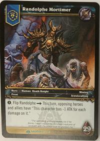 warcraft tcg naxxramas randolphe mortimer naxxramas version