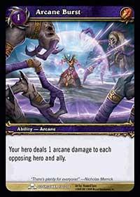 warcraft tcg scourgewar arcane burst