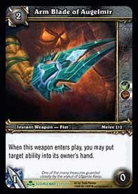 warcraft tcg scourgewar arm blade of augelmir