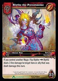 warcraft tcg scourgewar blythe the pyromaniac