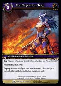 warcraft tcg scourgewar conflagration trap