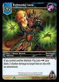 warcraft tcg scourgewar felbender lara