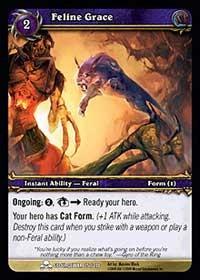 warcraft tcg scourgewar feline grace