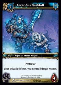 warcraft tcg scourgewar ferandus duskfall