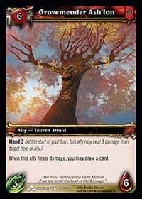 warcraft tcg scourgewar grovemender ash lon