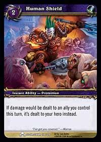 warcraft tcg scourgewar human shield