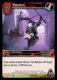 warcraft tcg scourgewar maloduri