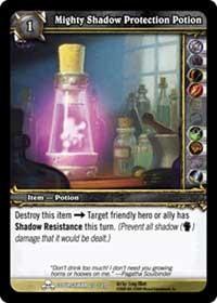 warcraft tcg scourgewar mighty shadow protection potion