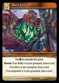 warcraft tcg scourgewar pure evil