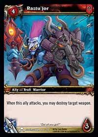 warcraft tcg scourgewar raztu jor