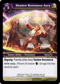 warcraft tcg scourgewar shadow resistance aura