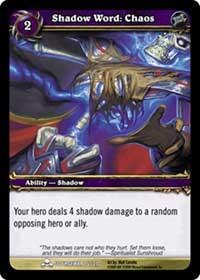 warcraft tcg scourgewar shadow word chaos