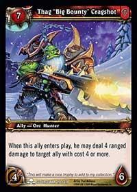 warcraft tcg scourgewar thag big bounty cragshot