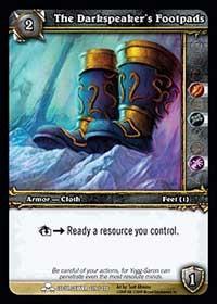 warcraft tcg scourgewar the darkspeaker s footpads