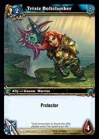 warcraft tcg scourgewar trixie boltclunker