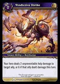 warcraft tcg scourgewar vindictive strike