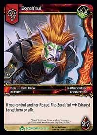 warcraft tcg scourgewar zorak tul