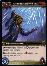 warcraft tcg servants of betrayer alchemist norrin thal