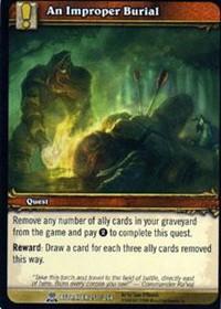 warcraft tcg servants of betrayer an improper burial