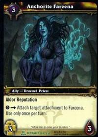 warcraft tcg servants of betrayer anchorite fareena