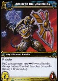 warcraft tcg servants of betrayer antikron the unyielding