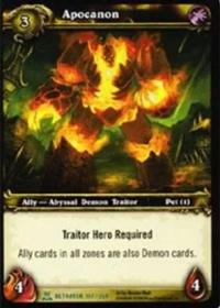 warcraft tcg servants of betrayer apocanon