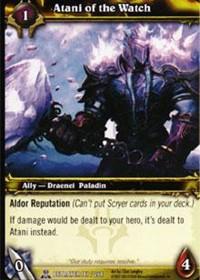 warcraft tcg servants of betrayer atani of the watch