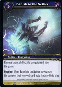 warcraft tcg servants of betrayer banish to the nether