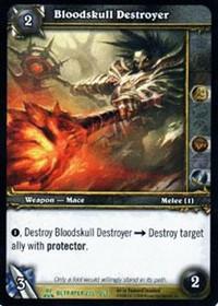 warcraft tcg servants of betrayer bloodskull destroyer