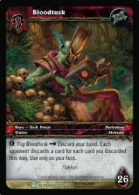 warcraft tcg servants of betrayer bloodtusk