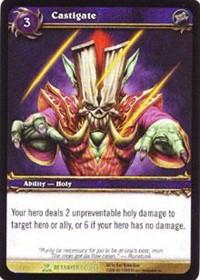 warcraft tcg servants of betrayer castigate