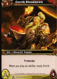 warcraft tcg servants of betrayer cerrik blooddawn