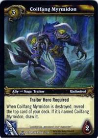 warcraft tcg servants of betrayer coilfang myrmidon