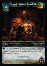 warcraft tcg servants of betrayer crusader michael goodchilde