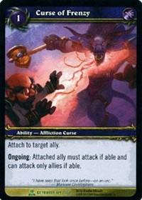 warcraft tcg servants of betrayer curse of frenzy