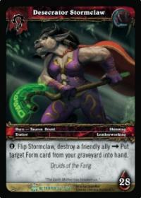 warcraft tcg servants of betrayer desecrator stormclaw