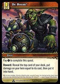 warcraft tcg servants of betrayer dr boom