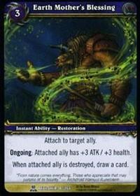 warcraft tcg servants of betrayer earth mother s blessing