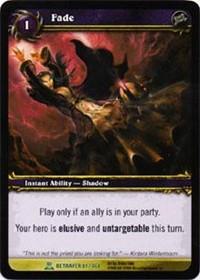 warcraft tcg servants of betrayer fade