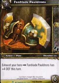 Fanblade Pauldrons