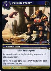 warcraft tcg servants of betrayer feeding frenzy