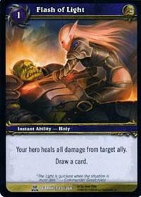 warcraft tcg servants of betrayer flash of light