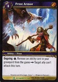 warcraft tcg servants of betrayer frost armor