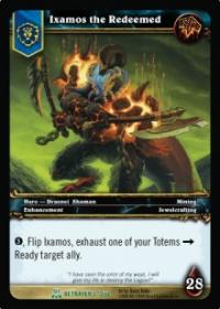 warcraft tcg servants of betrayer ixamos the redeemed