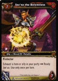 warcraft tcg servants of betrayer jae va the relentless